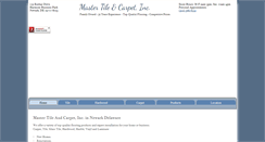 Desktop Screenshot of mastertileandcarpet.com