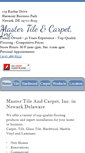 Mobile Screenshot of mastertileandcarpet.com