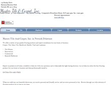 Tablet Screenshot of mastertileandcarpet.com